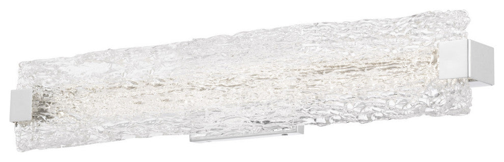 Winter LED Bath Vanity, Polished Chrome