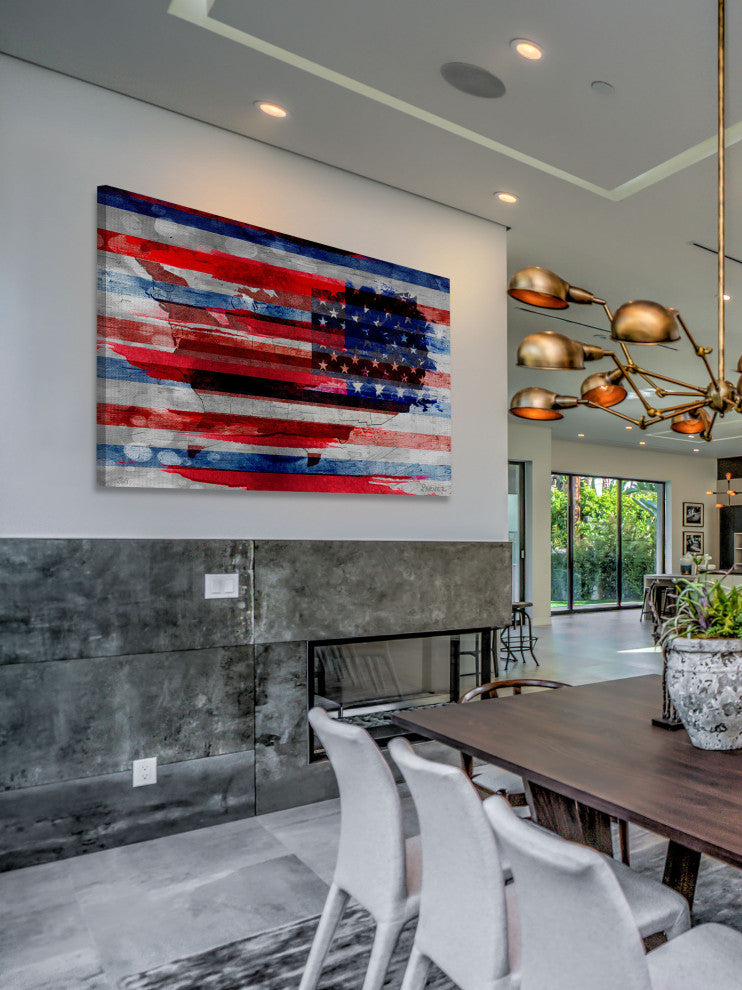 "Land of the Free" Print on Canvas, 60"x40"