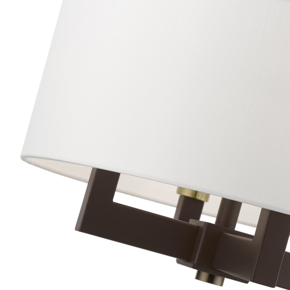Cresthaven 4 Light Bronze Pendant Chandelier