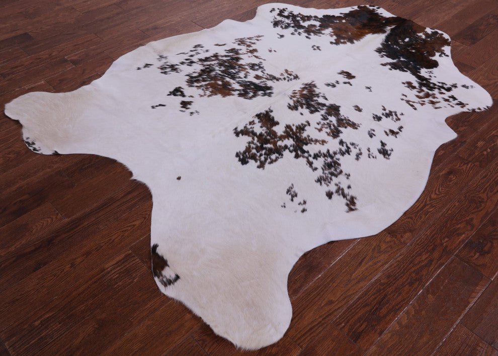 Organic Natural Hair-On Cowhide Area Rug 7' 1" X 5' 7" C1444