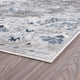 Harris Traditional Medallion Gray Runner Rug, 2' x 7'