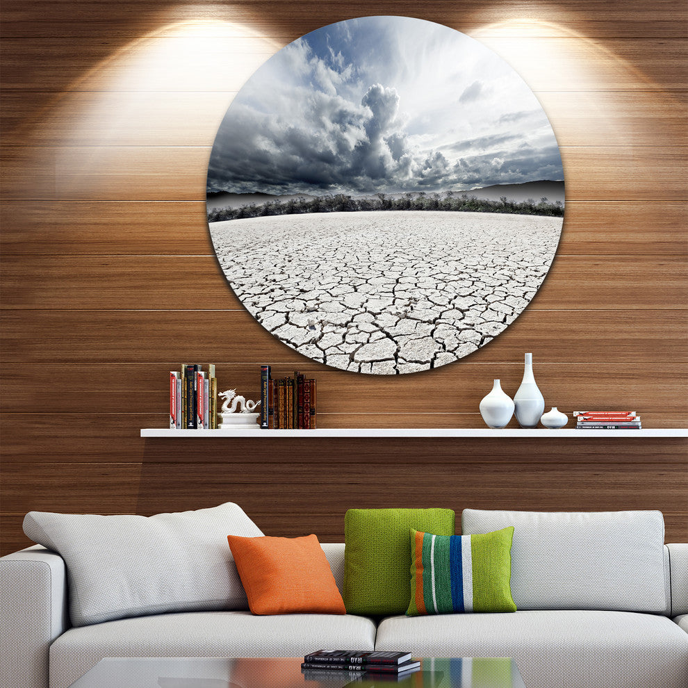 Desert Dreamscape, Landscape Photo Round Wall Art, 11"