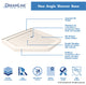 Neo-Angle Shower Base, Biscuit Color, 40"x40"x2.75"