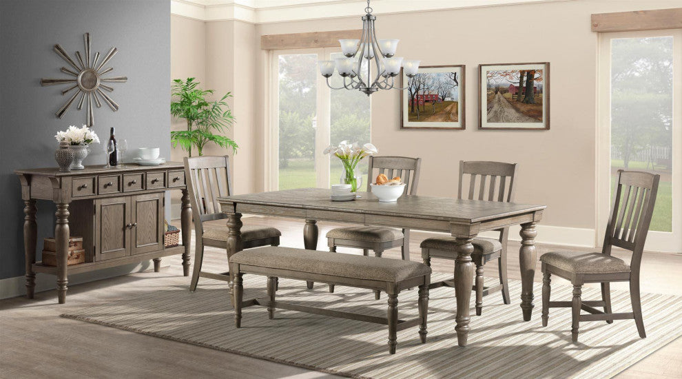 Balboa Park 46" Wide Backless Bench With Cushion, Roasted Oak