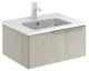 UNIT 24" MIO 1DR White Oak / Sand Handle With Ceramic Top