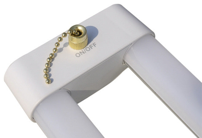 Workshop Tube Light Double Bulb 32-Watt 4' Linear LED T8, G13,  Frosted Cover, 5