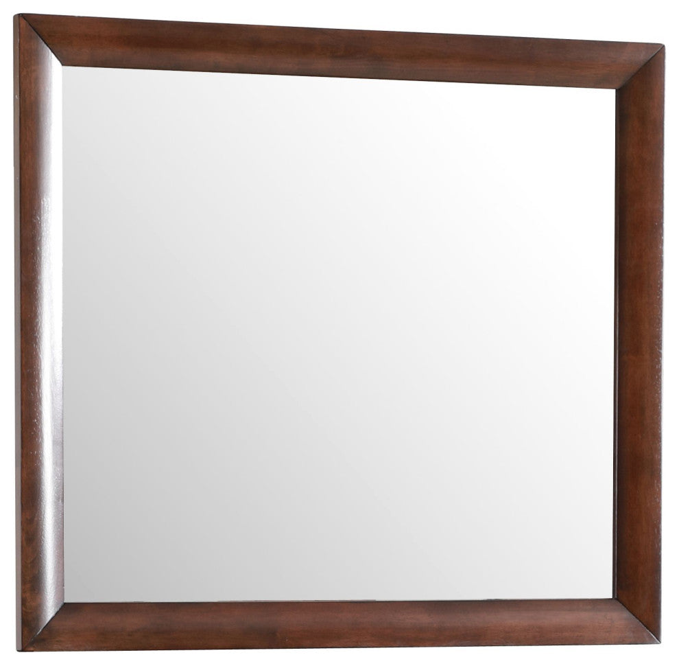 Kauffman Mirror, Black, Cappuccino