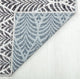 Jade Fusion White Geometric Contemporary White Recycled Area Rug, 5'3" X 7'0"