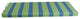 54"X19" Patterned Outdoor Spun Polyester Bench Cushion, Haliwell Caribbean