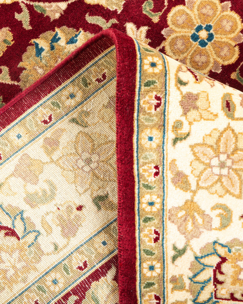 Mogul, One-of-a-Kind Hand-Knotted Area Rug Red, 4'1"x6'1"