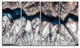 Backlit Mineral Macro, Abstract Canvas Wall Art Print, 48"x28", 4 Panels
