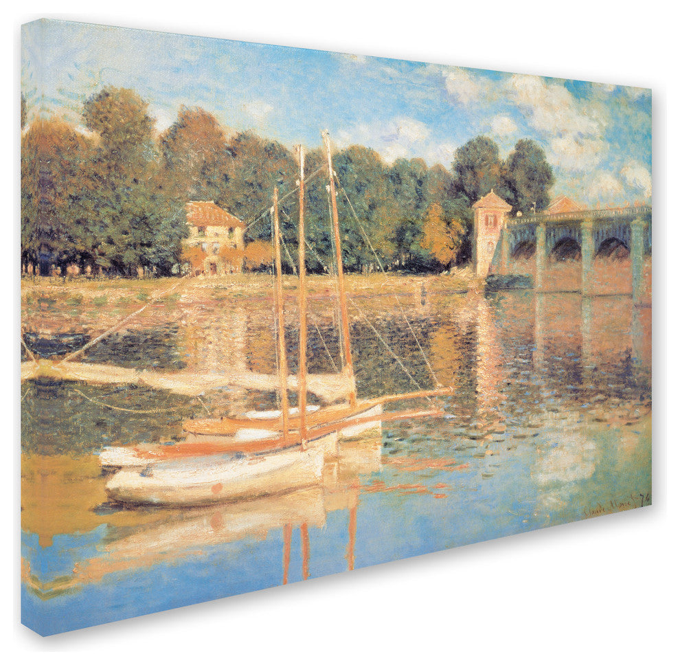 Claude Monet 'Pont Argenteuil' Canvas Art, 32 x 24