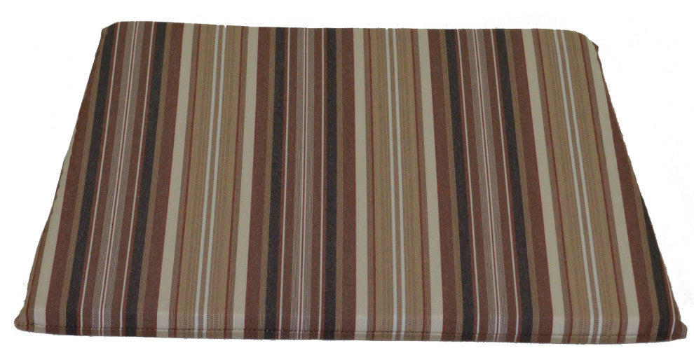 Adirondack Seat Cushion, Maroon Stripe
