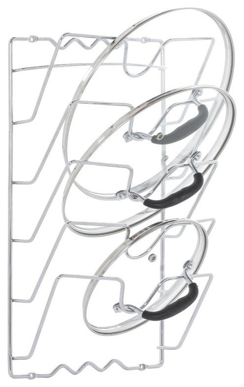 Wall Door Mounted Pot Lid Rack