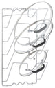 Wall Door Mounted Pot Lid Rack