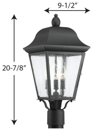 Kiawah 3-Light Post Lantern