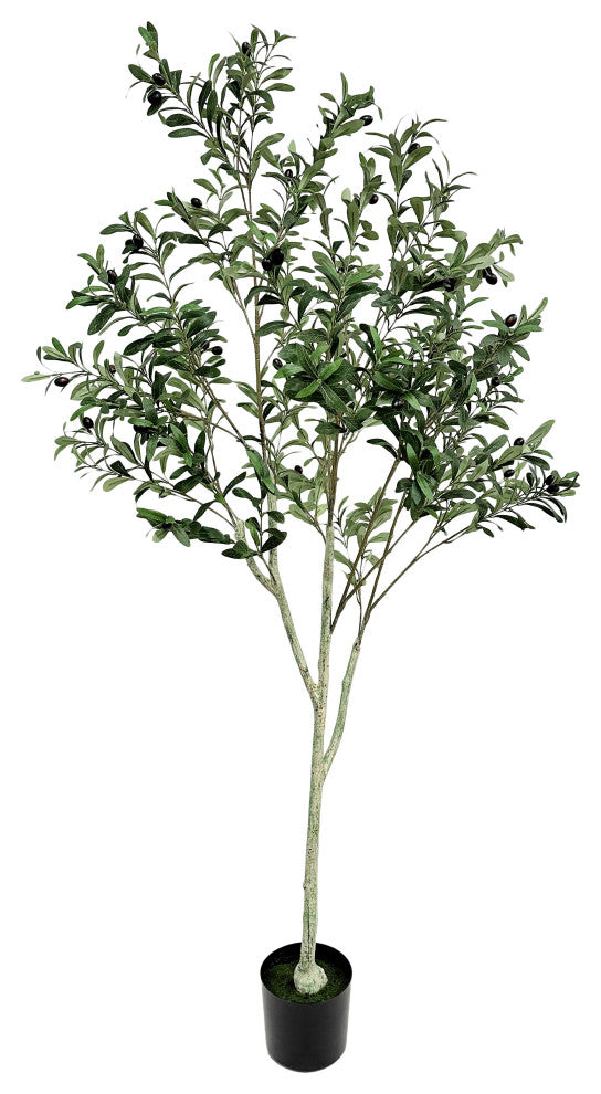 Taos 4' x 1.5' Artificial Olive Tree, 23 W X 23 D X 59 H