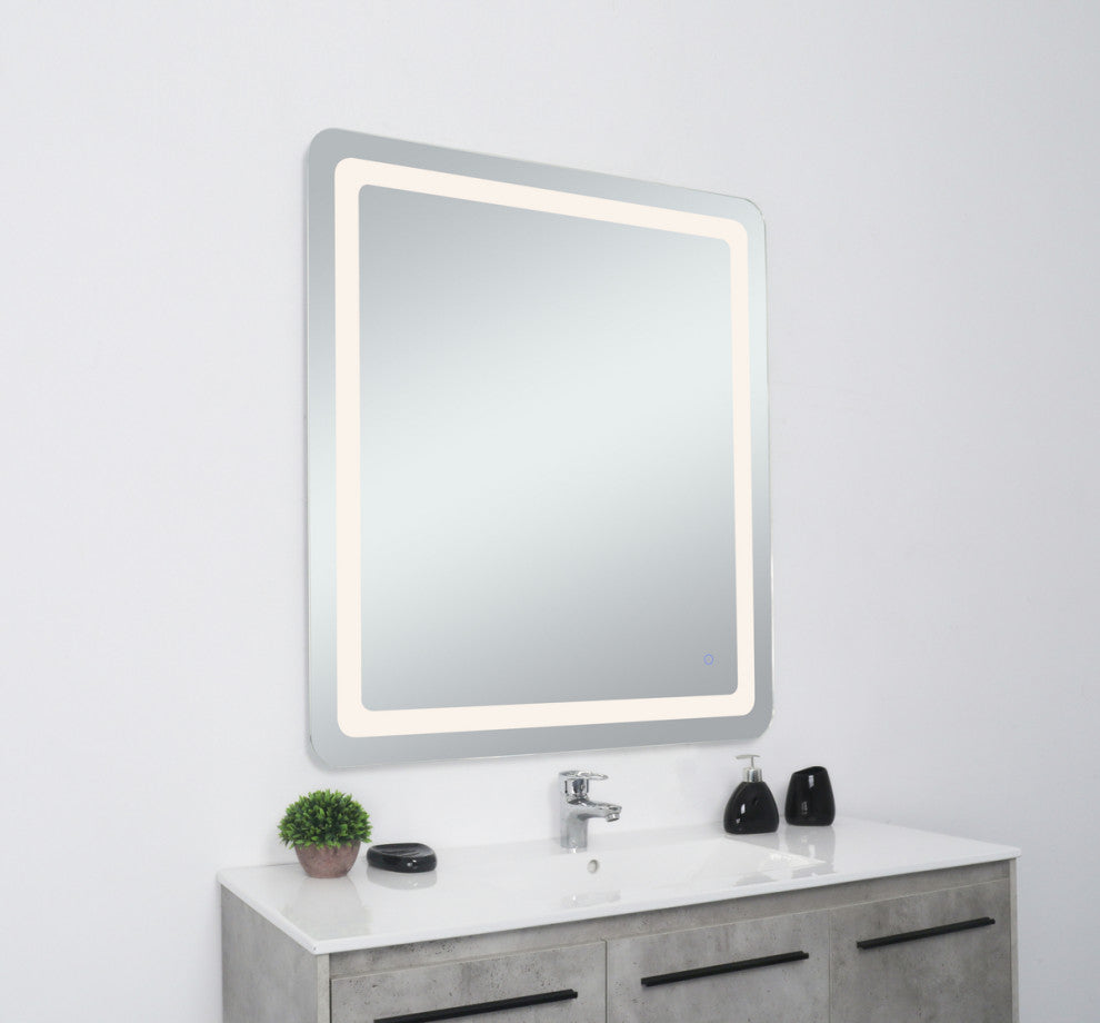 Elegant Decor Genesis 36In X 40In Soft Edge Led Mirror