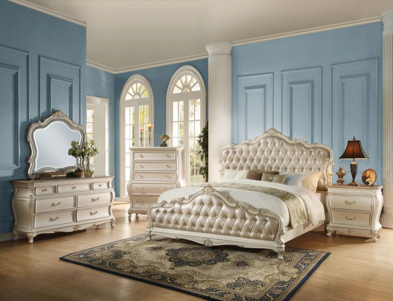 Chantelle Mirror, Pearl White
