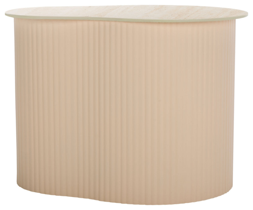 Safavieh MTP Medium Ceramic Side Table, Beige