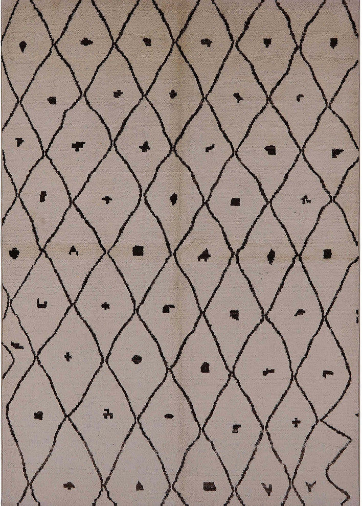Ahgly Company Indoor Rectangle Mid-Century Modern Area Rugs, 4' x 6'