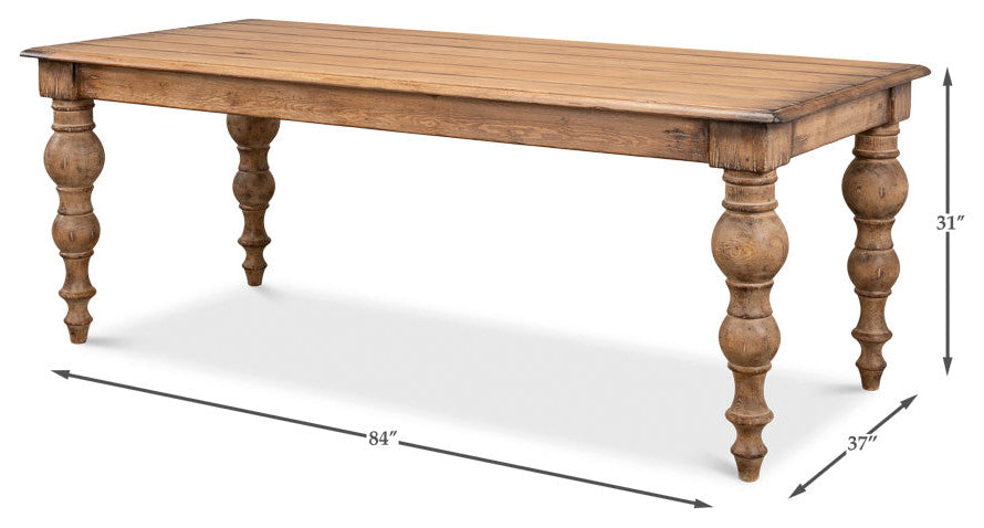 Bixby Rectangular Dining Table Seats 8 People