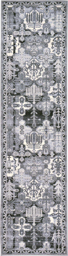 Rug Unique Loom La Jolla Ivory Runner 2' 7 x 10' 0