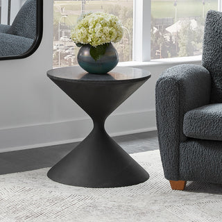 Uttermost Time's Up Hourglass Shaped Side table