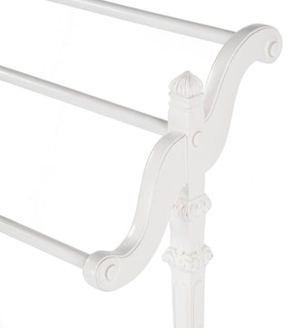 Newhouse Solid Wood Blanket Rack Stand, White