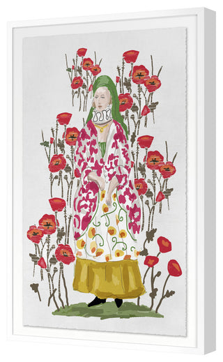 Queen Fine Art Print, White, 24"x15"