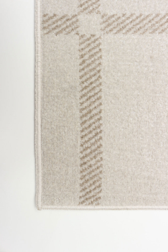 Aqua Roma Area Rug, Ivory, 8'x10'