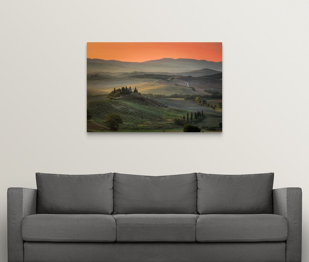 "Belvedere" Wrapped Canvas Art Print, 48"x32"x1.5"