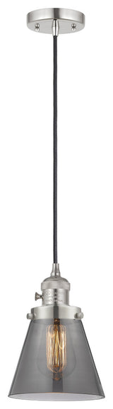 Innovations 201CSW-PN-G63 Cone 1 Light Mini Pendant, Switch, Polished Nickel