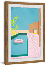 "The Pool" Framed Painting Print, 20"x30"