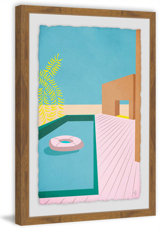 "The Pool" Framed Painting Print, 20"x30"