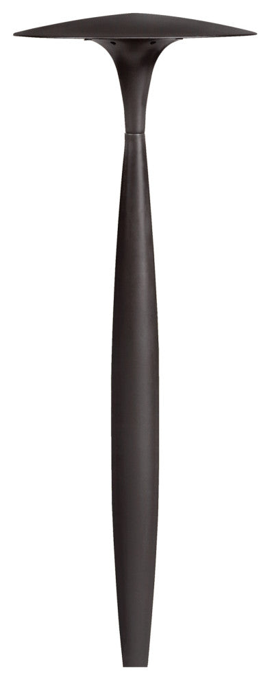 Textured Architectural Bronze 2700K LED Broad Roof Path Light