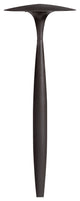 Textured Architectural Bronze 2700K LED Broad Roof Path Light