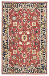 Oriental Weavers Alfresco Red/ Blue Oriental Indoor Area Rug 3'6"X5'6"