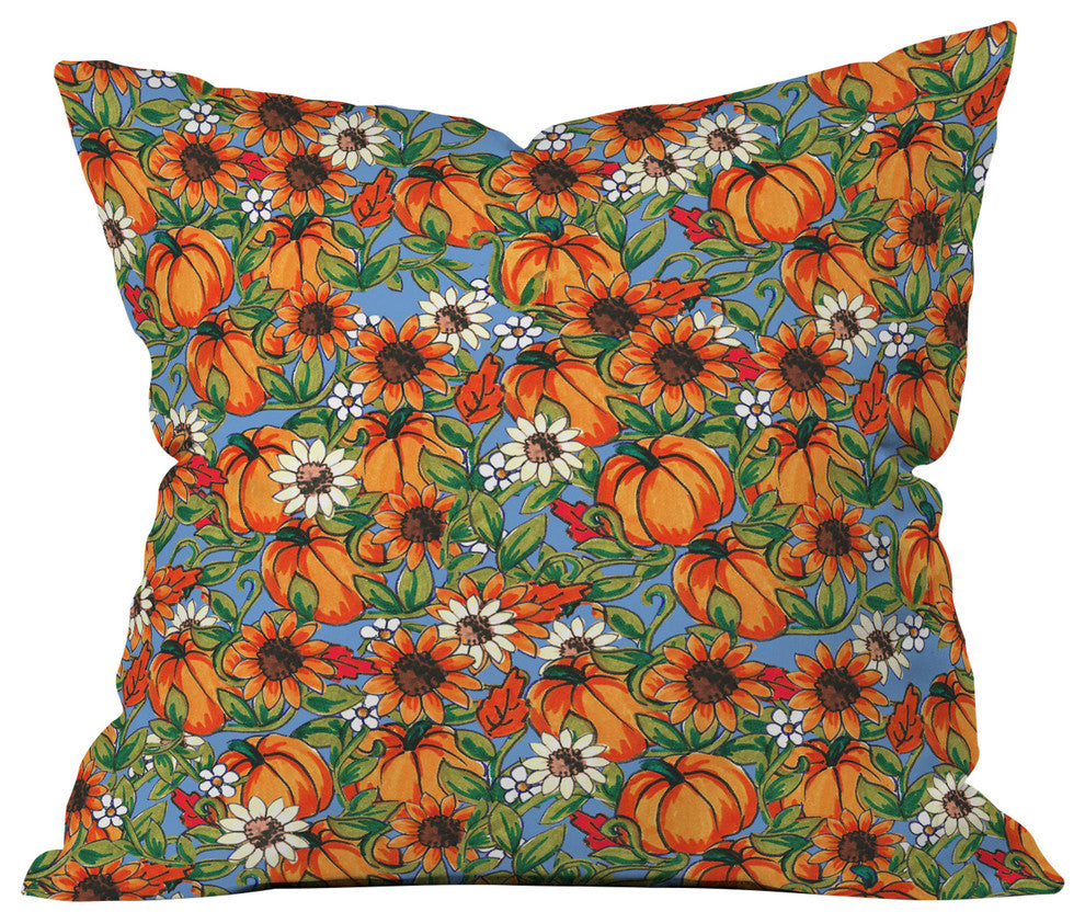 Aimee St Hill Pumpkin Harvest Throw Pillow, 18"x18"