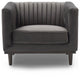 Sage Club Chair - Stone Grey Velvet