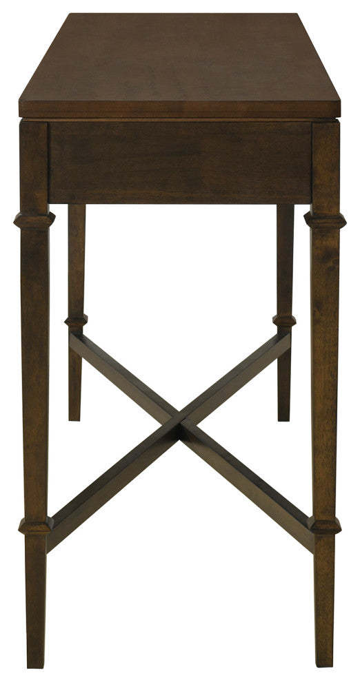 Martha Stewart Kenna Bed, Console Table, Nightstand, Brown, Console Table