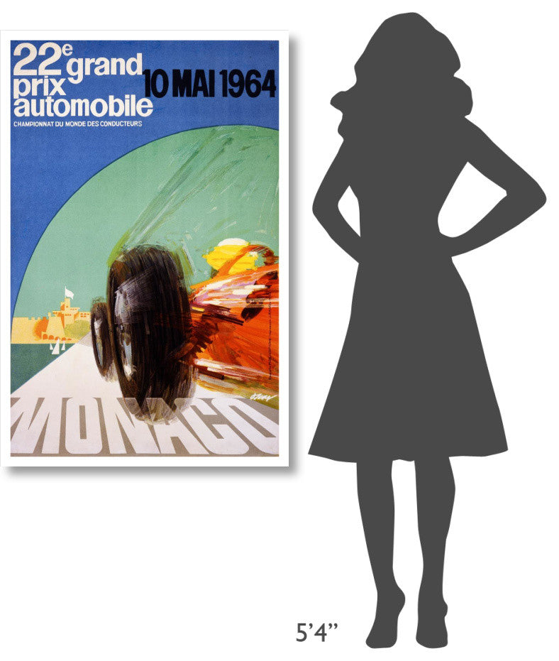 "22e grand prix / 10 Mai 1964" Digital Paper Print by J. May, 30"x46"