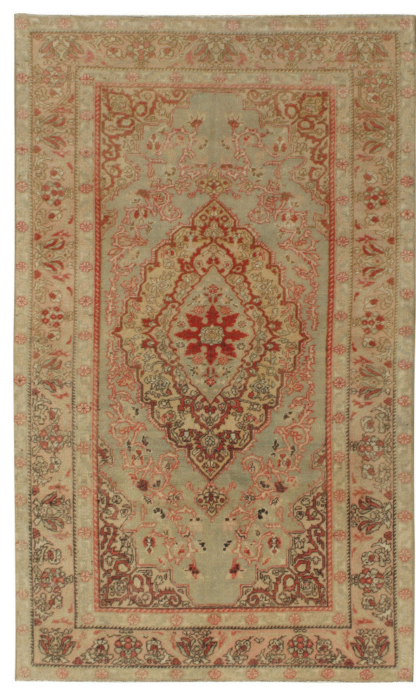 Vintage Oushak Rug, 4'2 X 6'11