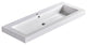Dowell 18" FTB Resin Bathroom Vanity Basin, White, 48wx18dx6h Wide Bowl