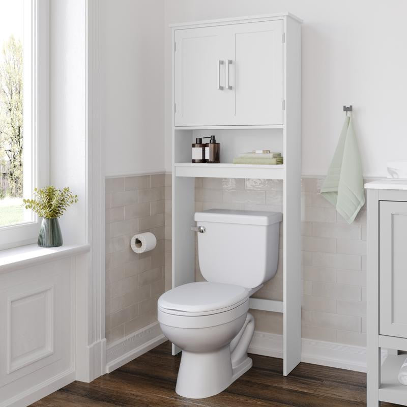 Vega Over the Toilet Bathroom Storage Cabinet, White