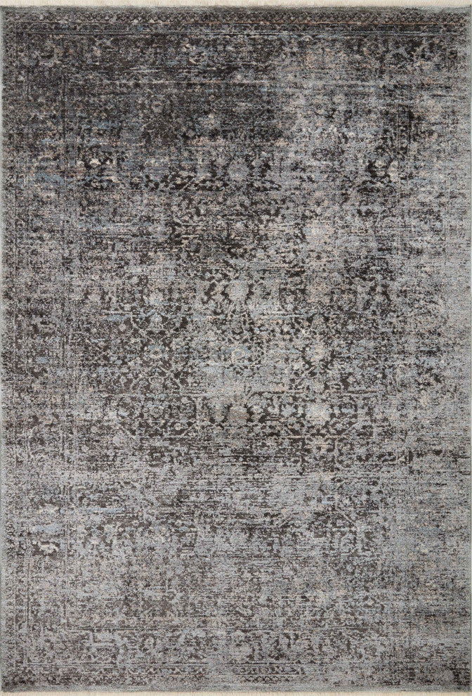 Loloi Sonnet Charcoal / Mist 3'-7" x 5'-7" Accent Rug