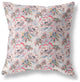 26" Lavender Pink Roses Indoor Outdoor Throw Pillow