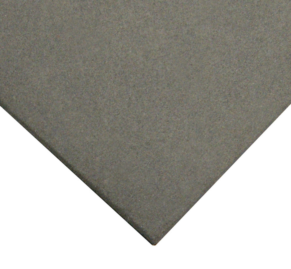 "Eco-Sport" 0.75" Interlocking Rubber Tiles, 0.75"x19.5"x19.5", Black, 25 Pack