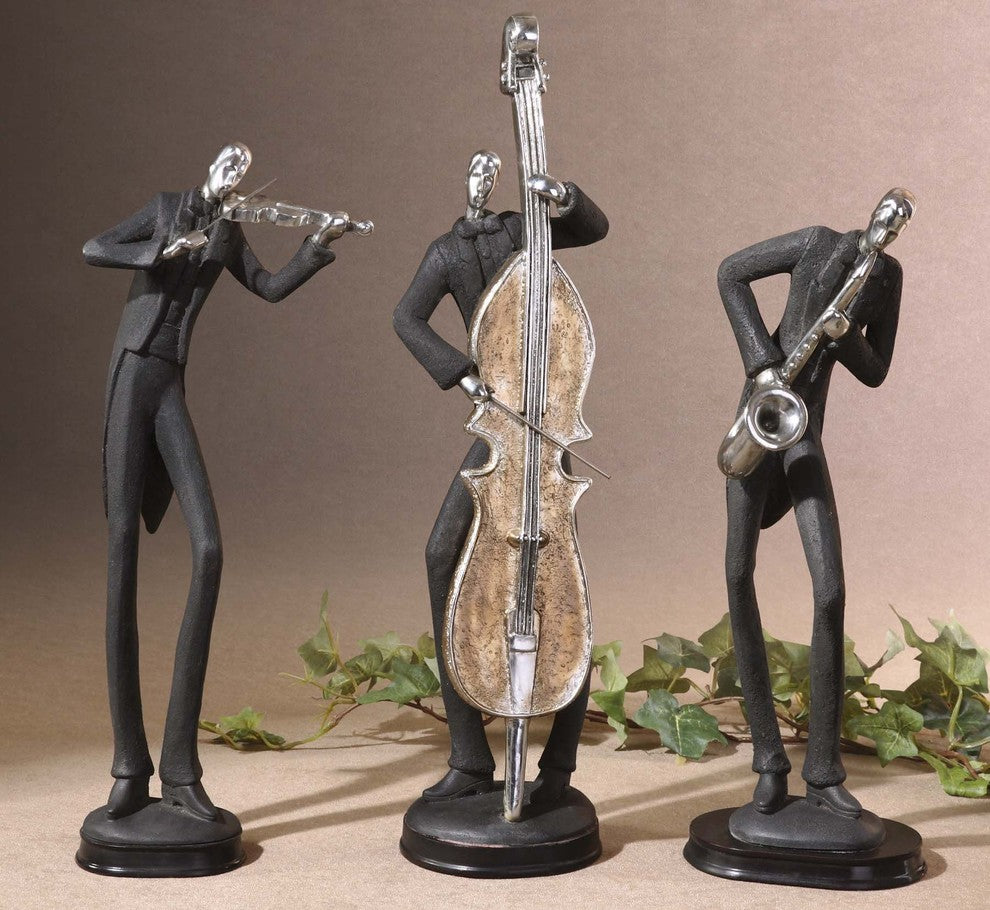 Uttermost Musicians Decorative Figurines, Set of 3