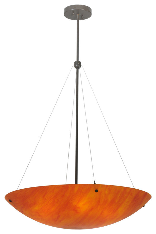 30W Cypola Sterling Flame Inverted Pendant